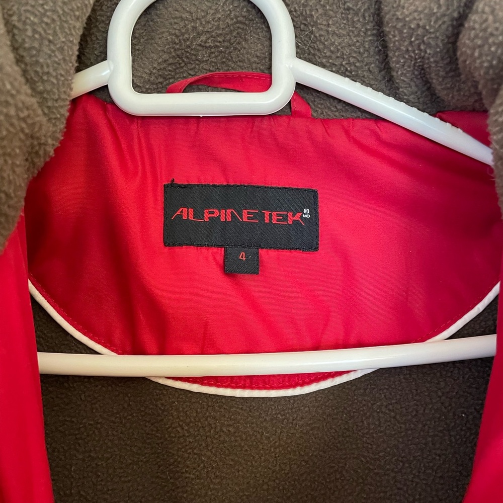 Alpine Red Quilted Jacket - Picture 2 of 4